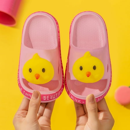 

Summer Children Toddler Baby Girls Boys Cartoon Animail Slippers Sandals Shoes