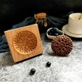 thumbnail image 1 of LSLJS Novel Christmas Carved Model Cutter Wooden Gingerbread Shortbread Model, Baking Molds, 1 of 6