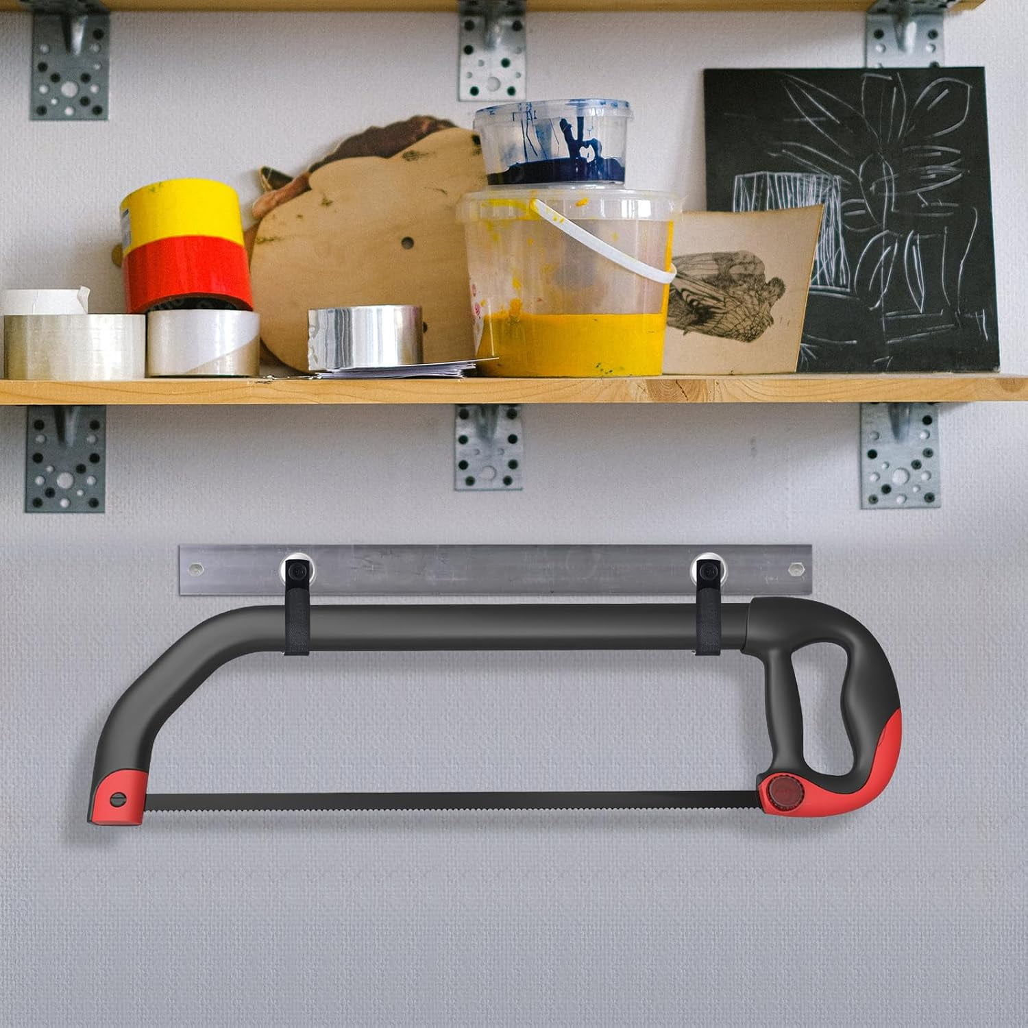 ABCISI Heavy Duty Magnetic Hooks, Magnetic Tool Holders, 40LBS Magnetic Garage Hooks, for Storing Cables, Ropes, Wires, and Cordless Tools in garages, workshops, Cruise, RVs, and Pickup（4pcs）