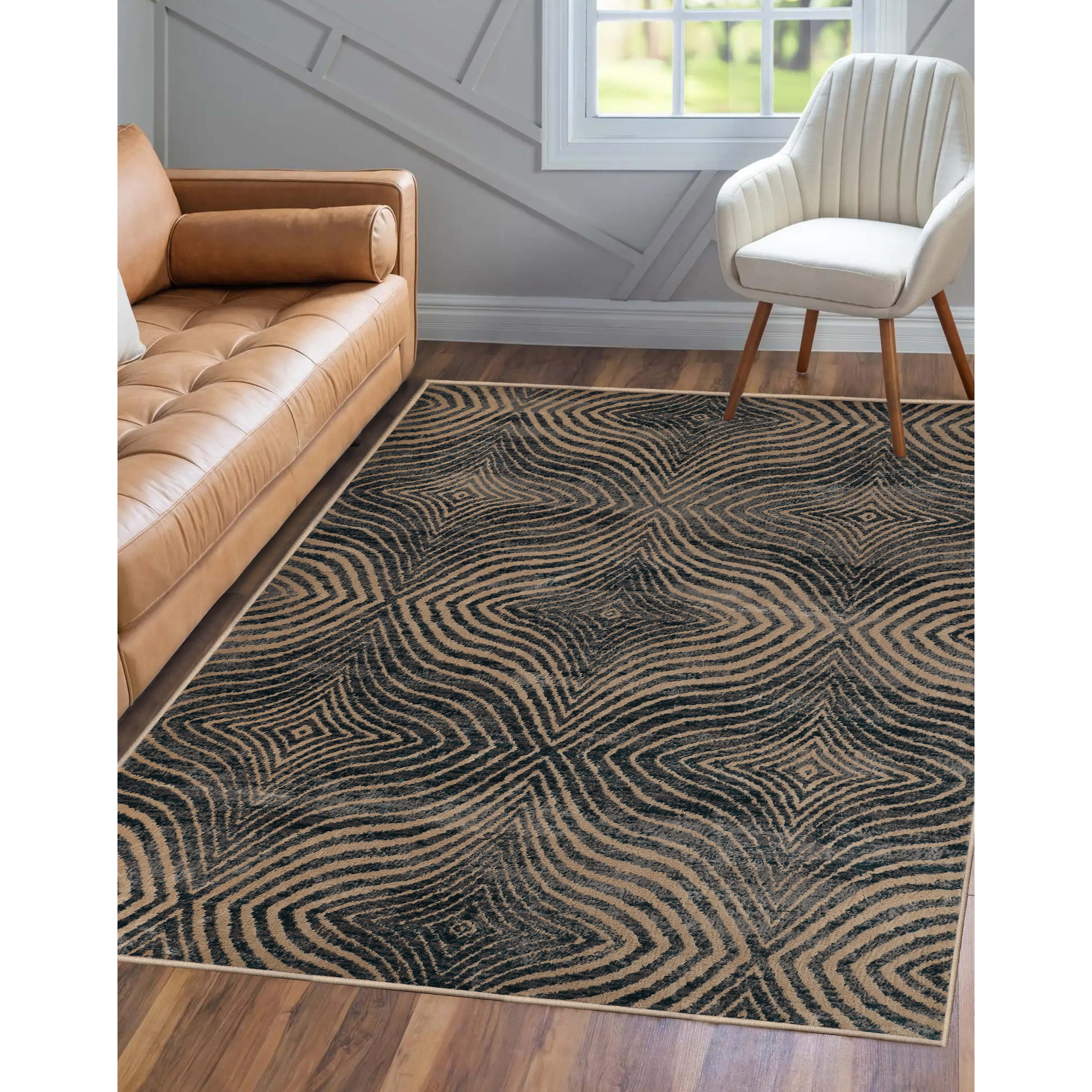 Superior Cullen Modern Abstract Indoor Area Rug, 5' x 8'