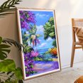thumbnail image 2 of Wdftyju 5D Full Round Drill Rhinestone DIY Purple Plants Diamond Painting Poster Decor Wdftyju 4la6zu3bm2jb9jh2, 2 of 9
