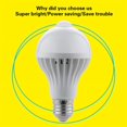 thumbnail image 2 of LED Lamp 9W E27 PIR Motion Sensor 220V Bulb Auto Smart Intelligent PIR Light Portable Socket Outdoor Night Lights, 2 of 6