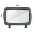 thumbnail image 3 of SSZMDLB under $5 Car Visor Vanity Mirror, Rechargeable Mirror with 3 Light Modes, Dimmable Clip-on Sun Visor Mirror, Makeup Mirror with Brush Screen, Universal Car Accessory, 3 of 8