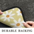 thumbnail image 6 of Beige Daisy Flower White Blooms Pattern Door Rugs,Washable Non Slip Door Mats Indoor,Decorative Door Mats,Entry Mat Indoor for Entrance,Bedroom,Kitchen,Bathroom,30"x17", 6 of 6