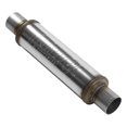 thumbnail image 4 of Flowmaster Exhaust Muffler 71416 FlowFX; Stainless Steel Round Case; Single 2-1/2 Inch Center Inlet; Single 2-1/2 Inch Center Outlet; 14 Inch Body/20 Inch Overall Length, 4 of 4