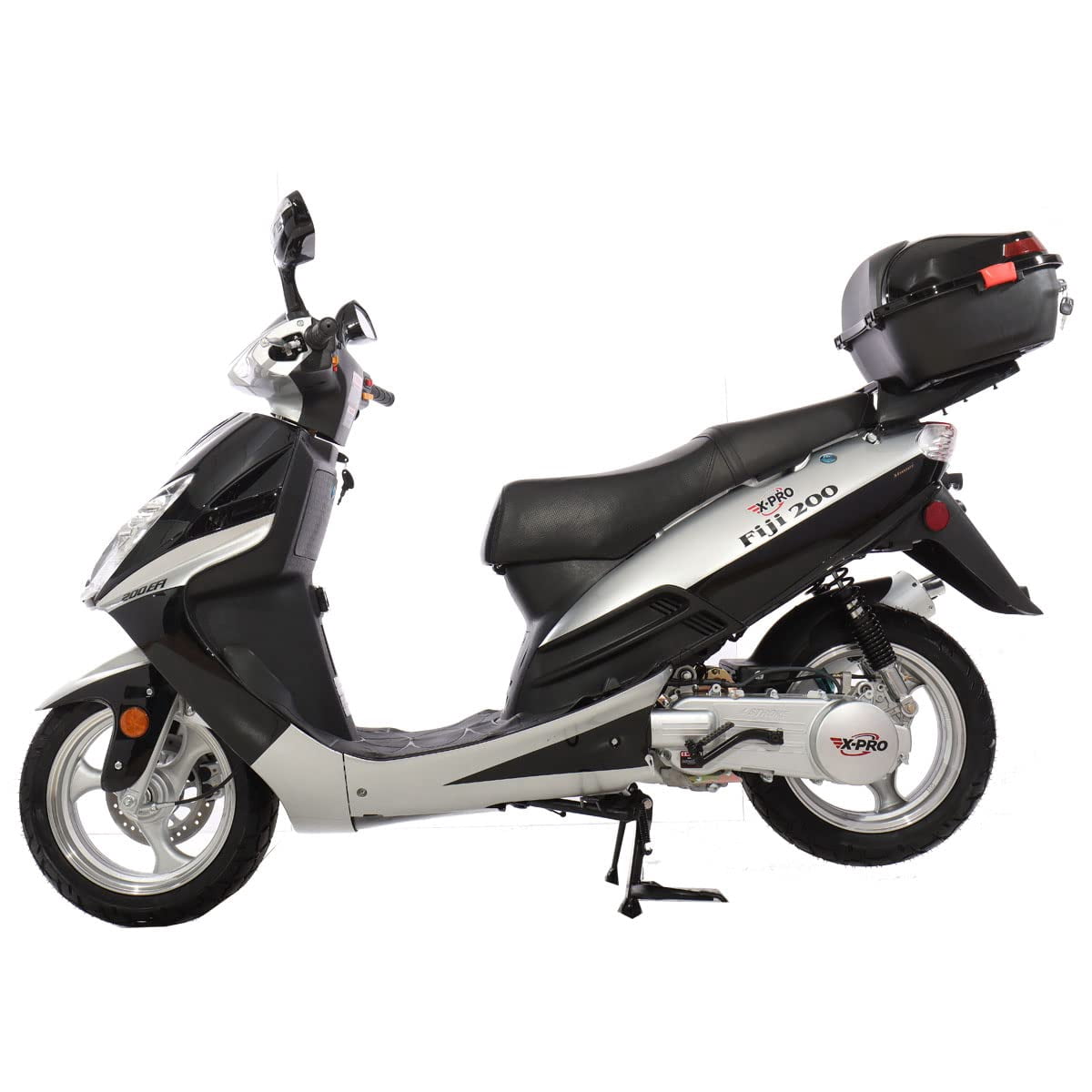 X-Pro 200cc EFI Adult Street Legal Gas Moped Scooter with Cvt