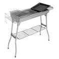 thumbnail image 1 of CAIHONG Commercial Quality Portable Charcoal Grills Hibachi BBQ Lamb Skewer Folded Camping Barbecue Grill for Garden Backyard Party Picnic Travel Home Outdoor Cooking Use(27.95"L x 12.99"W x 27.56"H), 1 of 10