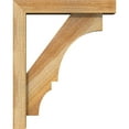 thumbnail image 3 of Ekena Millwork 4"W x 16"D x 20"H Balboa Block Rough Sawn Bracket w/ Offset Brace, Western Red Cedar, 3 of 25