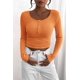 thumbnail image 4 of Remera PRETTYGARDEN 2025 Otoño Manga Larga Henley Naranja Talle L, 4 of 8