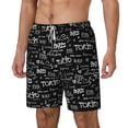 thumbnail image 2 of Gaeub Travel The World Mens Swim Trunks Stretch Beach Shorts Quick Dry for Men Swim Shorts Swimwear with Pockets- Small, 2 of 9