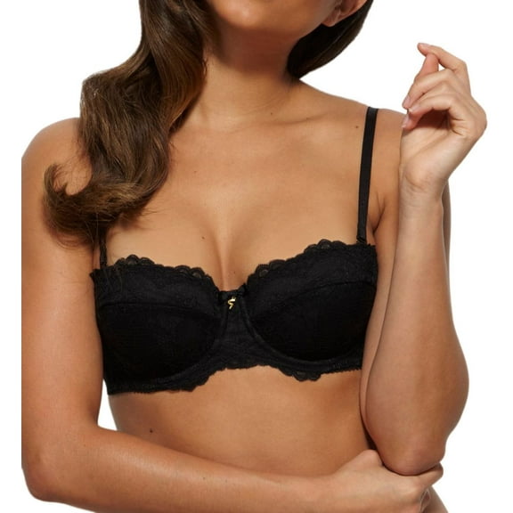 Women's Gossard 7707 Lace Multiway Strapless Bra (Black 30D)