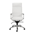 thumbnail image 2 of Eurostyle Gunar Pro High Back Office Chair in White/Chrome, 2 of 4