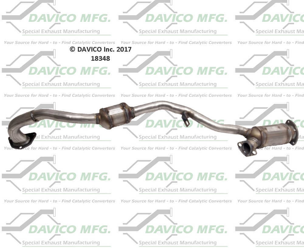 Davico 18348 Catalytic Converter, OE Replacement, Front, Driver Side Fits select: 2004-2005 SUBARU LEGACY