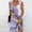 Purple, variant on Giftesty Blouses for Women Dressy Casual Women's Casual Versatile Printed Round Neck Casual Sleeveless Suspender Dress