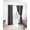 Blue, variant on Blue and Brown Geometric Stripe Pattern Blackout Curtains 63 Inches Long for Bedroom, Thermal Insulated Room Darkening Black Out Window Curtain Panels Grommet Drapes for Living Room
