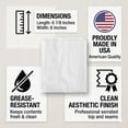 thumbnail image 5 of The Baker Celebrations 200 Plain Wet Waxed Sandwich Bags – 6 x 6 7/8" - Food Grade Grease Resistant White Paper Bags – Made in USA, 5 of 6