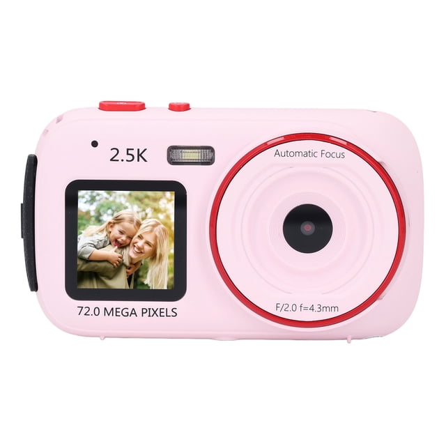 Cámarae Digital 72MP 2,5K DOBLE Pantalla 16x Zoom Autofoco Digital Anti Shak