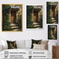 thumbnail image 4 of Designart "Brown And Green Nature'S Front Door Greeting II" Farm Door and Windows Wall Art For Kitchen, 4 of 5