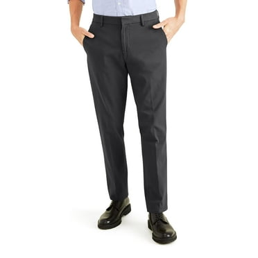 Dockers Men's Classic Fit Signature Khaki Lux Cotton Stretch Pants-Pleated (Regular and Big & Tall) Casual, Olive Grove, 40W / 32L price in UAE | Amazon UAE