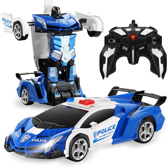 SDOTXA Transformer Car Toys for 4 5 6 7 8 Year Old Boys Remote Control Car Toys for Kids Brithday Christmas Gifts
