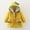 Yellow, variant on Liyamei Toddler Girls Warm Bowknot Ruffles Coat Jacket Contrast Color Long Sleeve Winter Clothes Lightweight Down Jacket for Teen Girls Size 6-12 Months