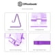 thumbnail image 4 of Soporte para teléfono OfficeGoods acrílico estético morado 10-20 cm, 4 of 8