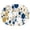 Navy Blue Gold, variant on Rectangle Tablecloths Purple Floral Wildflower Farmhouse Table Cloths 60x102inch Table Cover Waterproof and Reusable Table Cloths Polyester Tablecloth for Weddings Banquets or Restaurants