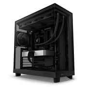 Nzxt H6 Flow علبة تدفق هواء مزدوجة الغرفة مزدوجة الغرفة ، أسود ، Cc-h61fb-01