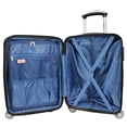 thumbnail image 3 of World Traveler Dejuno Compact 20" Carry-on Luggage with Laptop Pocket - Black, 3 of 3