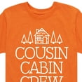 thumbnail image 3 of Instant Message - Cousin Cabin Crew - Vacation - Toddler & Youth Short Sleeve Graphic T-Shirt, 3 of 7