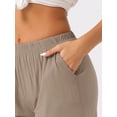 thumbnail image 4 of DARING DIVA Women's Modal Lounge Shorts Soft Comfy Bottoms with Pockets M Beige, 4 of 6