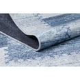 thumbnail image 3 of Cengdu Blue Patchwork Polyester Area Rugs for Living Room Washable Rugs Boho Moroccan Area Rug Soft Geometric Bohemian Distressed Indoor Rug for Bedroom Dining Room Office Foldable Nonslip Rug, 3 of 9