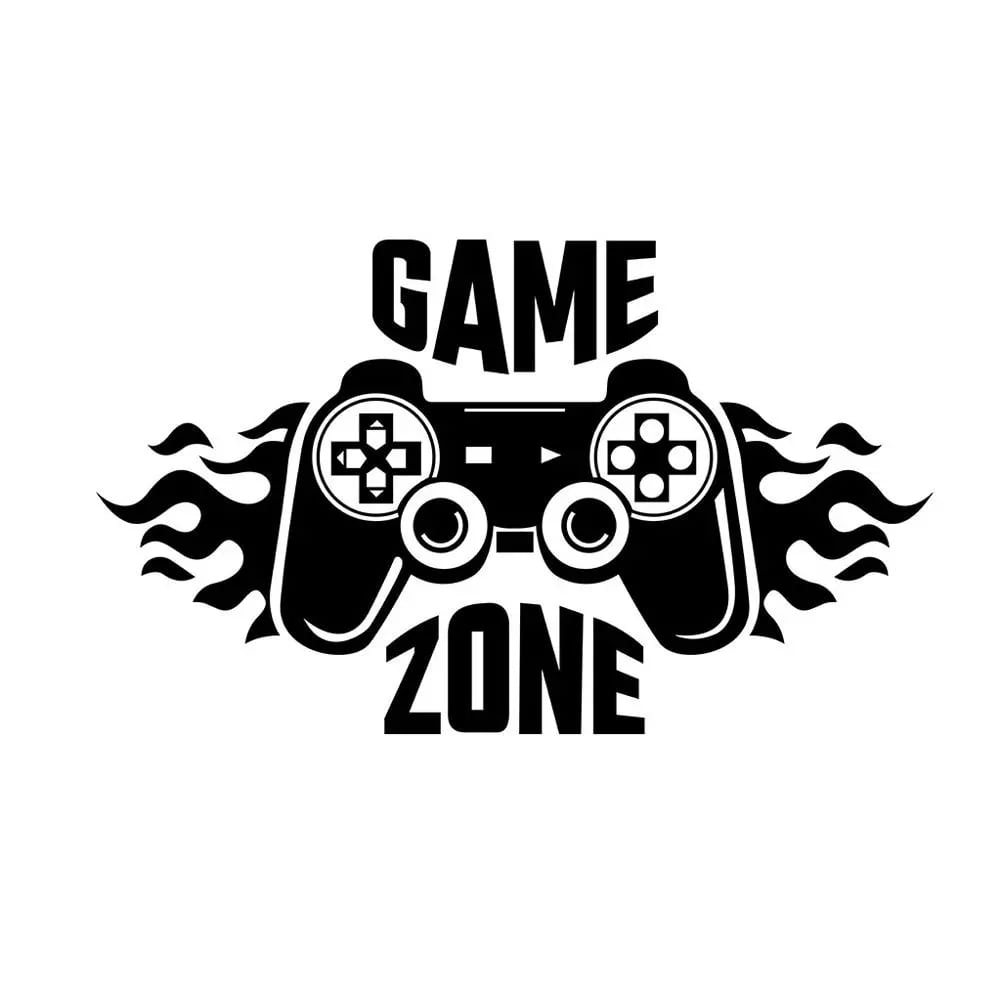 Gamer Zone Gaming Sign Photo Poster Print ONLY Wall Art Size A3