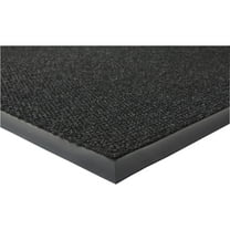 Genuine Joe Ultraguard Berber Heavy Traffic Mat - Hard Floor, Indoor, Outdoor - 60" Length X 36" Width - Rubber -  Black