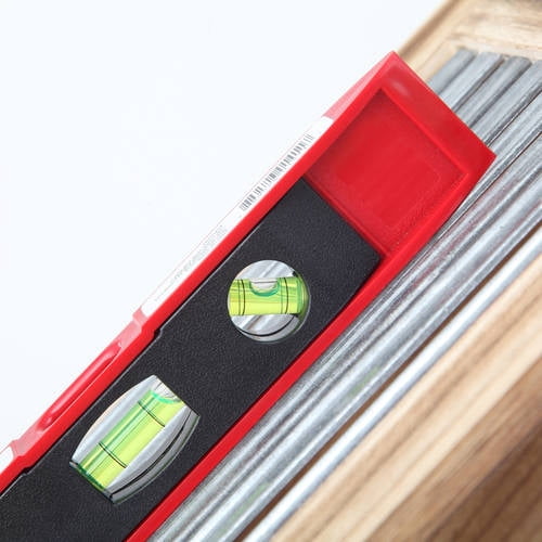 Hyper Tough TR31645A, 9 Inch Torpedo Level / Red and Black