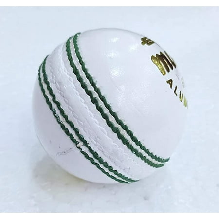 Cricket Match Sports Red Leather Balls A Grade Hand stitched For World Cup (Set of 2)