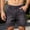 Black, variant on Liweisiy Men's Skinny Jean Shorts Slim Fit Button Placket Vintage Denim Shorts Summer Casual Classic Jorts With Pockets Black S
