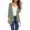 005_Green, variant on Jxximdong Cardigans for Women, Solid Color Fashion Casual 3/4 Sleeves Cardigans, Women's Bolero Shrugs Black