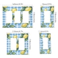 thumbnail image 2 of Yayeee Rocker Switch Wall Plate 1-Gang 4.6"x2.9" Home Decorative Outlet Cover, Cartoon Plaid Lemon, 2 of 6