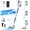 Blue, variant on KISSAIR Cordless Vacuum Cleaners for Home 50min 2200mah Lightweight 5.5lb Led Display Screen Stick Vacuum Cleaners Hardwood Floor Carpet Pet Hair, Blue