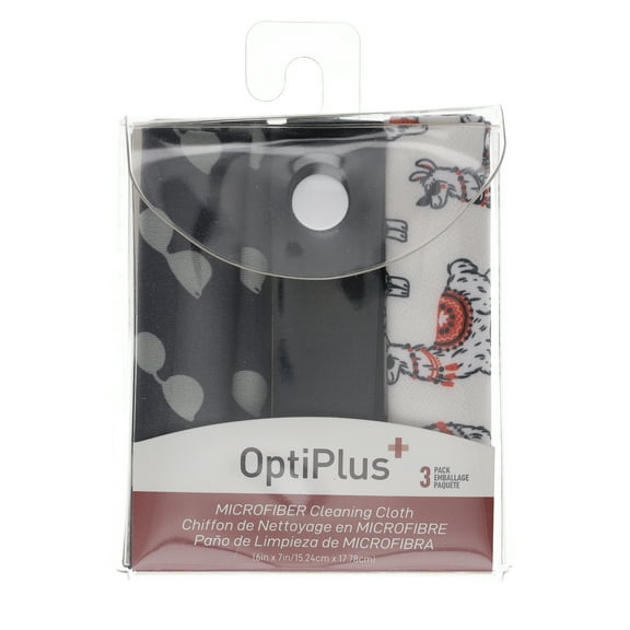 Optiplus Llama Print Fashion Microfiber Cleaning Cloths