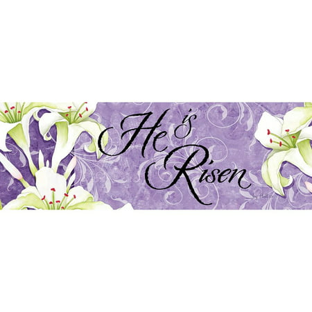 Custom Decor Signature Sign - Easter Lilies (Best Easter Church Signs)