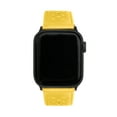 thumbnail image 6 of Bandini Extra Long XL Band Compatible with Apple Watch Leather Band 45mm 44mm 42mm 49mm, Men Rally Strap Replacement for Apple Watch Band Ultra, Series 9 8 7 6 5 4 3 2 SE - Yellow / Black Hardware, 6 of 8