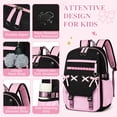 thumbnail image 4 of DAKIMOE School Backpack for Teens Middle School Bookbag Students Lightweight Durable Casual Outdoor Daypack College, 4 of 10
