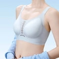 thumbnail image 5 of Yutgune Bras for Women Ventilated Mesh Triangle Women's Bras Stretch Moisture Wicking Daily Bra, 5 of 7