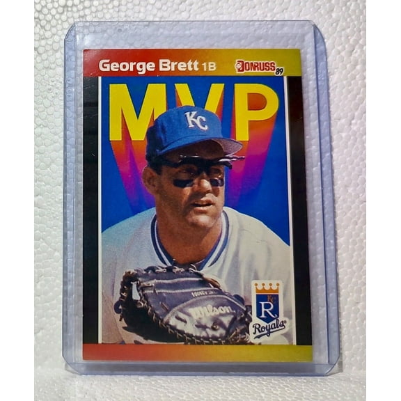 George Brett 1989 Donruss MLB #BC-7 MVP Baseball Card Kansas City Royals