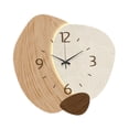thumbnail image 2 of simhoa Horloge Murale 3 Niveaux d'Éclairage Réglables pour Chambre Restaurant Bureau, 2 of 8
