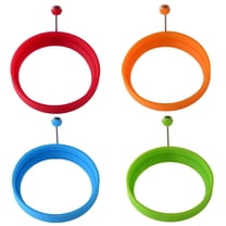 4PCS Silicone Egg Frying Mold Ring Pancake Silicone Non-stick Mould Tool Pan