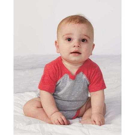 

Rabbit Skins Infant Baseball Fine Jersey Bodysuit