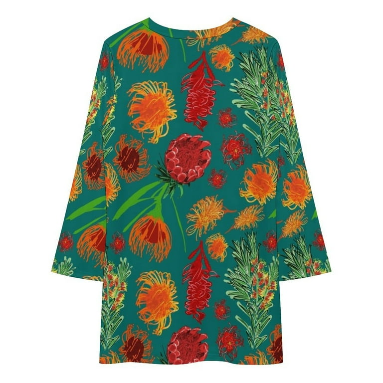 knee length dresses for ladies Dark Floral Wrap Maxi Dress | Womens Boho Wrap Dress